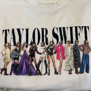 Taylor Swift Eras White Sweatshirt